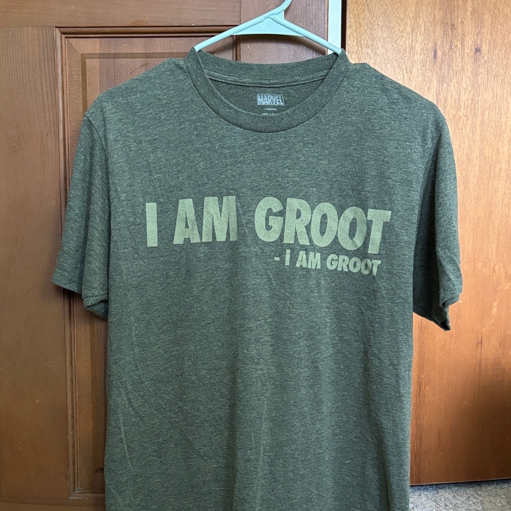 Marvel Olive 'I Am Groot' Tee